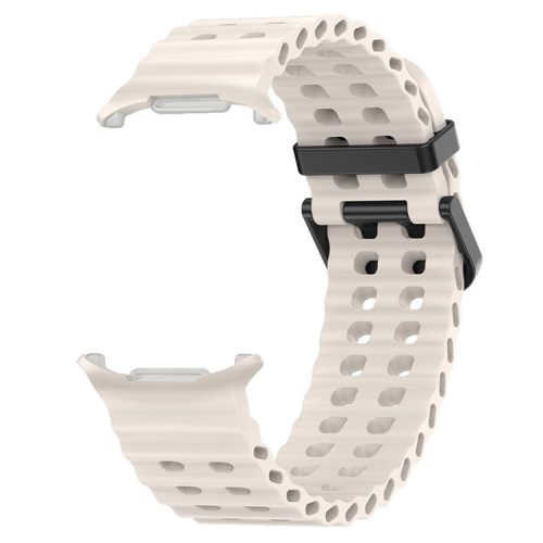 KALEBOL For Samsung Galaxy Watch Ultra 47mm Wrist Band Replacement Silicone Watch Strap - Starlight