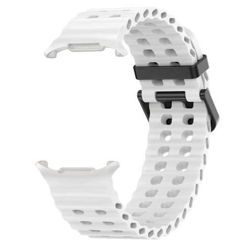 KALEBOL For Samsung Galaxy Watch Ultra 47mm Wrist Band Replacement Silicone Watch Strap - White