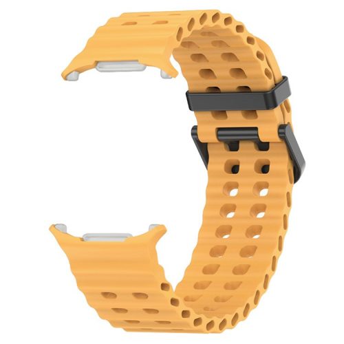 KALEBOL For Samsung Galaxy Watch Ultra 47mm Wrist Band Replacement Silicone Watch Strap - Yellow