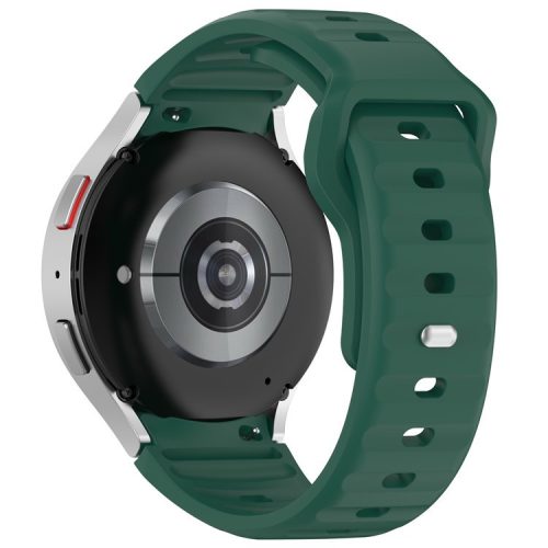 KALEBOL For Samsung Galaxy Watch6 / Watch6 Classic / Watch 5 / Watch 5 Pro Watch Band Silicone Strap - Dark Green