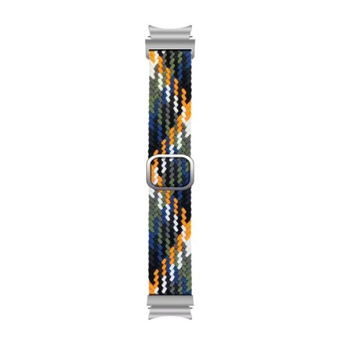 KALEBOL KLB-BZNL-001 For Samsung Galaxy Watch FE 40mm / Watch4 / Watch 5 / Watch 5 Pro / Watch6 Strap Nylon Watch Band - Cowboy Multi-Color