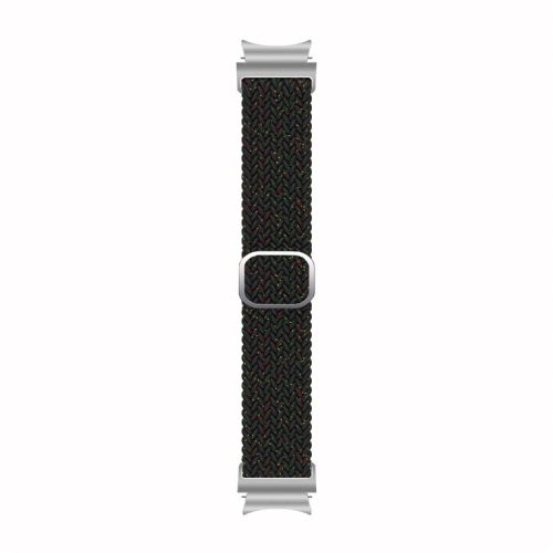 KALEBOL KLB-BZNL-001 For Samsung Galaxy Watch FE 40mm / Watch4 / Watch 5 / Watch 5 Pro / Watch6 Strap Nylon Watch Band - Starlight Black