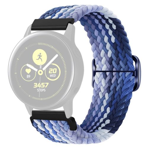 KALEBOL KLB-BZNL-001 For Samsung Galaxy Watch3 45mm / Watch 46mm Watch Band 22mm Nylon Strap - Blueberry