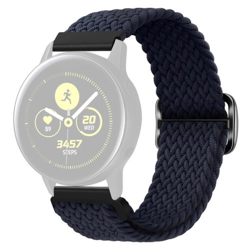 KALEBOL KLB-BZNL-001 For Samsung Galaxy Watch3 45mm / Watch 46mm Watch Band 22mm Nylon Strap - Deep Blue