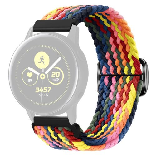 KALEBOL KLB-BZNL-001 For Samsung Galaxy Watch6 Classic 43mm / 47mm Watch Band 20mm Nylon Replacement Strap - Multi-Color