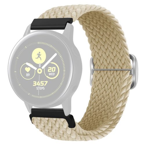 KALEBOL KLB-BZNL-001 For Samsung Galaxy Watch6 Classic 43mm / 47mm Watch Band 20mm Nylon Replacement Strap - Starlight Color Dots