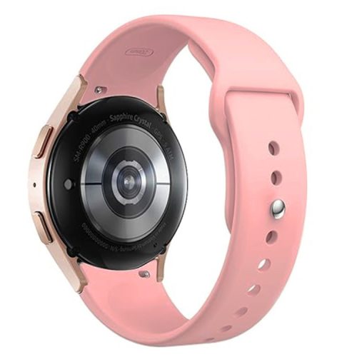 KALEBOL KLB-DKGJ-001 For Samsung Galaxy Watch FE 40mm / Watch6 / Watch6 Classic / Watch5 Silicone Watch Band Adjustable Strap - Pink