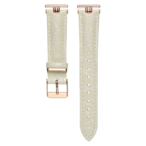 KALEBOL KLB-EYWPU-003 For Samsung Galaxy Watch6 Classic 47mm / Huami Amazfit Bip Watch Strap - Rose+Beige