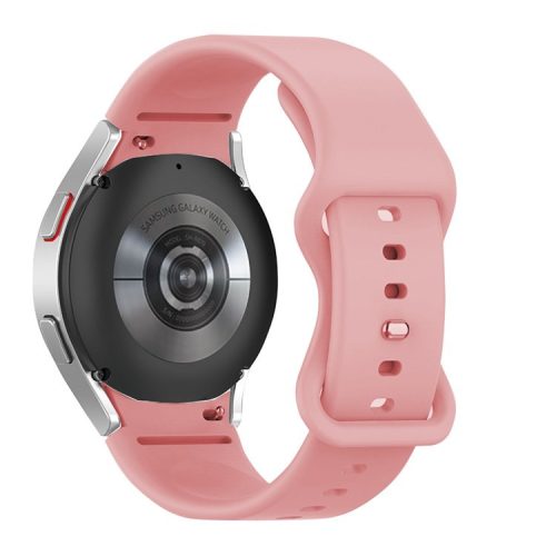 KALEBOL KLB-HDKGJ-001 For Samsung Galaxy Watch4 / Watch 5 / Watch FE 40mm / Watch6 Watch Strap Butterfly Buckle Silicone Band - Pink