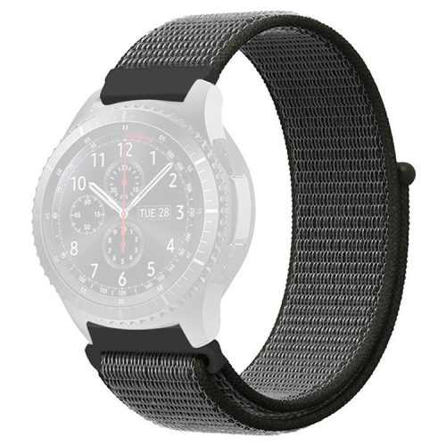 KALEBOL KLB-NLHH-001 For Samsung Galaxy Watch6 / Watch6 Classic Watch Strap 20mm Nylon Loop Band - Dark Olive Green