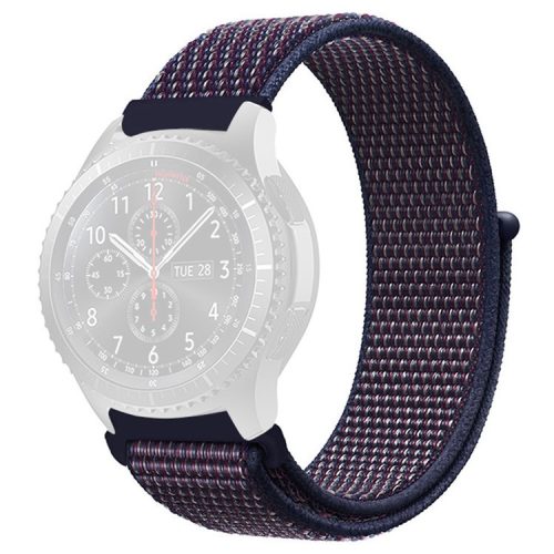 KALEBOL KLB-NLHH-001 For Samsung Galaxy Watch6 / Watch6 Classic Watch Strap 20mm Nylon Loop Band - Indigo Blue