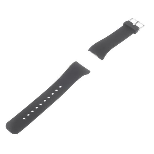 Silicone Watch Strap for Samsung Gear Fit 2 SM-R360 - Black