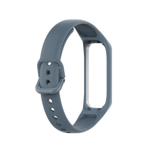 Smart Watch Band Silicone Wrist Strap for Samsung Galaxy Fit2 - Dark Grey