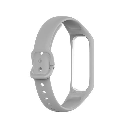 Smart Watch Band Silicone Wrist Strap for Samsung Galaxy Fit2 - Light Grey