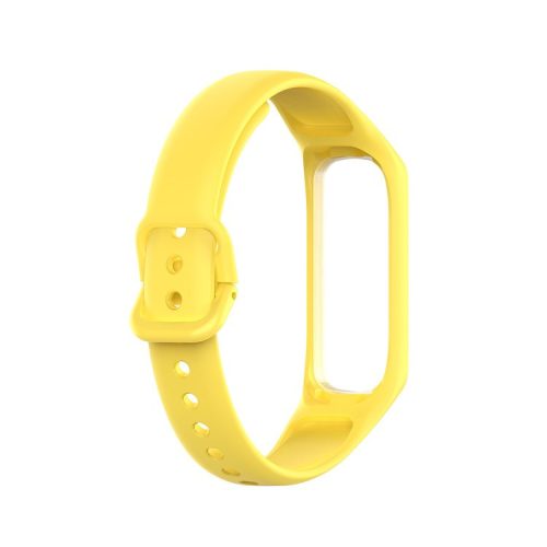 Smart Watch Band Silicone Wrist Strap for Samsung Galaxy Fit2 - Yellow