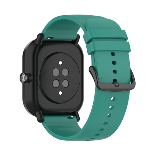 Soft Silicone Adjustable Smart Watch Band Replacement Strap 20mm for Samsung Galaxy Watch 5 / Watch 5 Pro  / Watch4 Classic 46mm 42mm / Galaxy Watch4 44mm 40mm / Galaxy Watch3 41mm / Watch Active - Dark Green