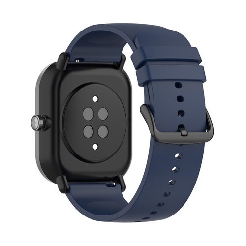 Soft Silicone Adjustable Smart Watch Band Replacement Strap 20mm for Samsung Galaxy Watch 5 / Watch 5 Pro / Watch4 Classic 46mm 42mm / Galaxy Watch4 44mm 40mm / Galaxy Watch3 41mm / Watch Active - Dark Blue