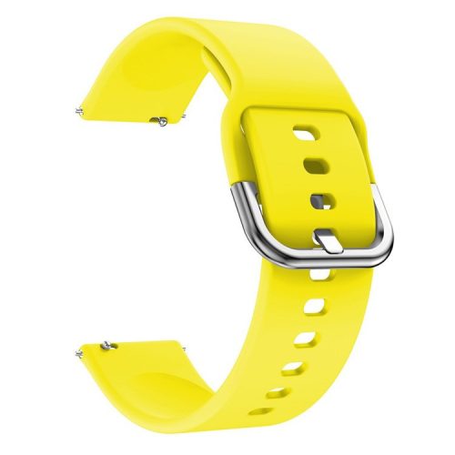 Soft Silicone Smart Watch Strap Replacement Watch Band for Samsung Galaxy Watch Active / Galaxy Watch Active2 20MM - Yellow