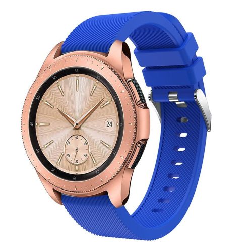 Twill Texture Silicone Watchband Strap for Samsung Galaxy Watch 42mm - Baby Blue