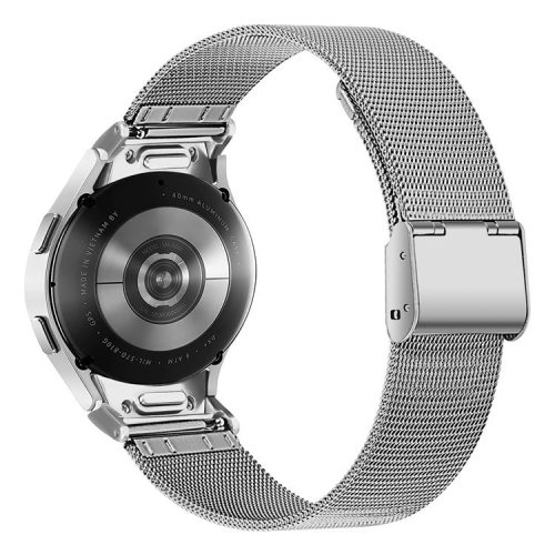 Watch Strap for Samsung Galaxy Watch 5 Pro / Watch 5 / Watch FE 40mm / Watch4 / Watch4 Classic Stainless Steel Band - Silver