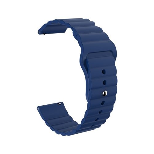 20mm Silicone Smart Watch Strap Replacement for Huawei Watch GT2 42MM/Huami Amazfit Watch Youth Edition - Dark Blue