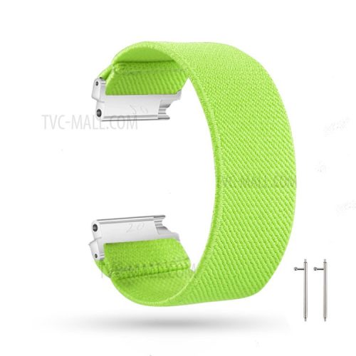 20mm Solid Color Printing Nylon Smart Watch Band for Samsung Galaxy Watch4 Classic 46mm 42mm/Watch4 44mm 40mm/Huawei Watch GT 2 42mm/Huami Amazfit Watch Youth Edition - Light Green