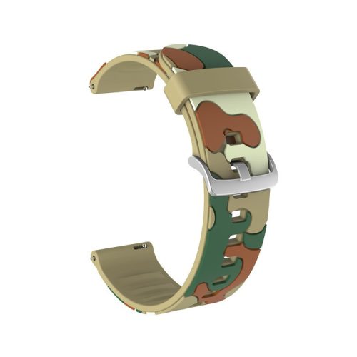 22mm Camouflage Pattern Flexible Silicone Watch Strap for Huawei Watch GT/Watch GT 2e/GT 2 46mm - Style G