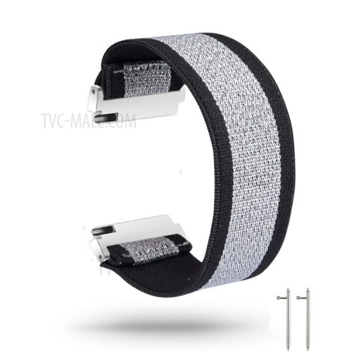 22mm Colorful Nylon Watch Band for Huawei Watch GT 2e/GT/GT 2 46mm  - Black/Grey