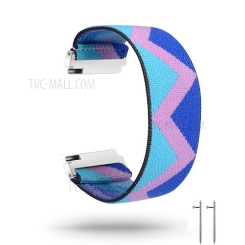 22mm Colorful Nylon Watch Band for Huawei Watch GT 2e/GT/GT 2 46mm  - Blue Triangle