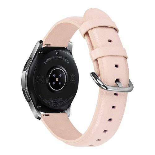 22mm Quality Leather Smart Watch Replacement Strap for Huawei Watch GT 2e/GT 46mm - Pink