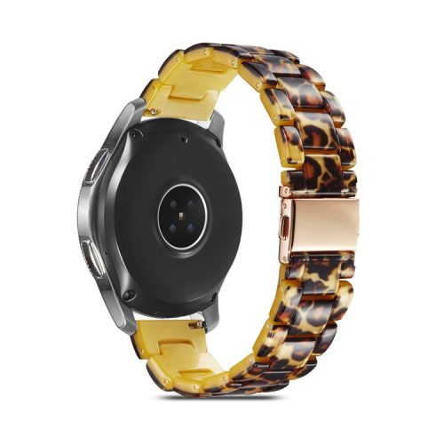 22mm Resin Replacement Watch Band for Huawei Watch GT/GT2/GT2e 46mm etc. - Leopard Texture