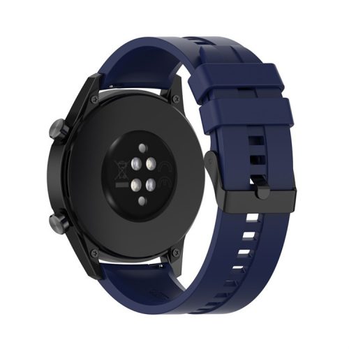 22mm Silicone Smart Watch Bands for Huawei Watch Buds / Watch 3 Pro New, Wrist Strap Watchband Replacement - Navy Blue