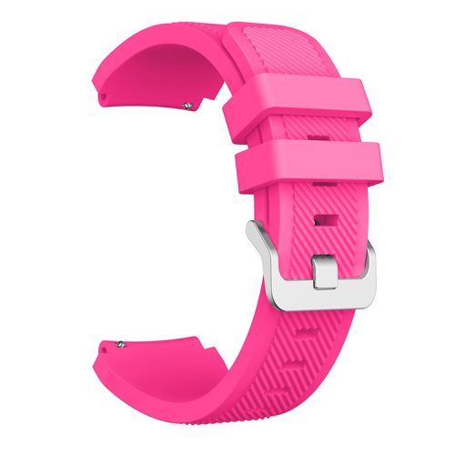 22mm Silicone Wrist Strap Pin Buckle Sports Watch Band Replacement for Huawei Watch GT - Rose