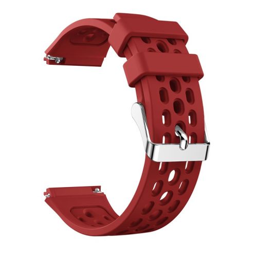 22MM Soft Silicone Watch Band Strap Replacement for Huawei Watch GT 2e - Red