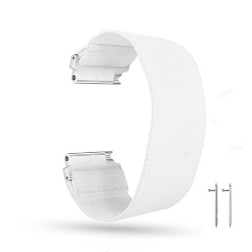 22mm Solid Color Printing Nylon Smart Watch Band for Huawei Watch GT 2e / GT / GT 2 46mm - White