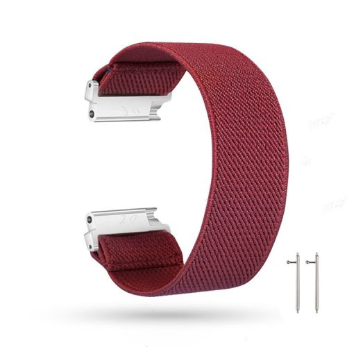 22mm Solid Color Printing Nylon Smart Watch Band for Huawei Watch GT 2e / GT / GT 2 46mm - Wine Red