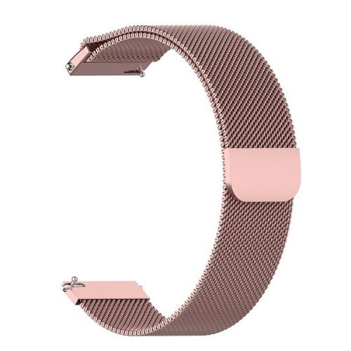 Adjustable Milanese Stainless Steel Wristband Watch Strap Replacement for Huawei Watch 3/Watch 3 Pro - Pink