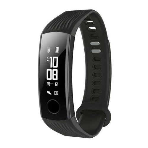 Adjustable Silicone Replacement Wristband for Huawei Honor Band 3 - Black