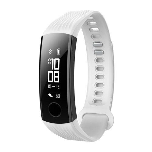 Adjustable Silicone Replacement Wristband for Huawei Honor Band 3 - White