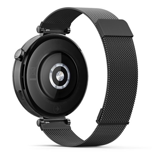 DUX DUCIS For Huawei Watch GT 4 41mm Replacement Band 18mm Milanese Magnetic Watch Strap - Black