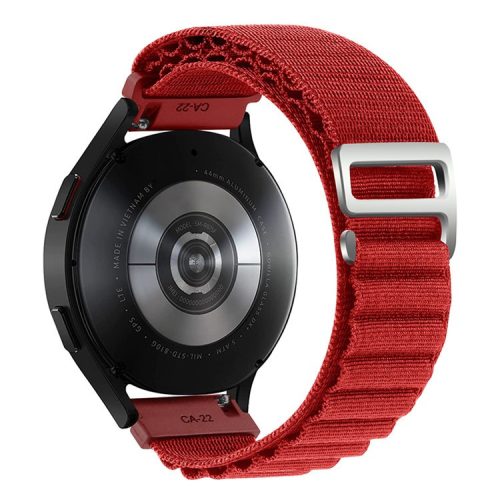 For Huawei / Samsung / Huami Amazfit GTS 4 / 3 / 2 / 1 / mini Watch Band Universal 20mm Nylon Wrist Strap - Red