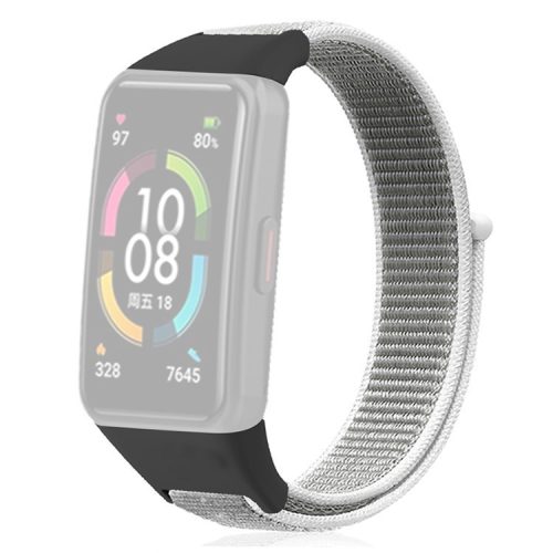 For Huawei Band 6 / 6 Pro / Honor Band 6 Watch Strap Nylon Loop Adjustable Wrist Band - Seashell