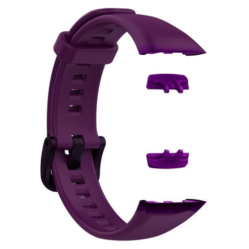 For Huawei Band 6 / Band 6 Pro / Honor Band 6 TPU Sport Strap Replacement Watch Band - Dark Purple