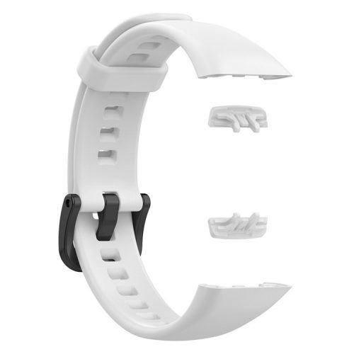 For Huawei Band 6 / Band 6 Pro / Honor Band 6 TPU Sport Strap Replacement Watch Band - White