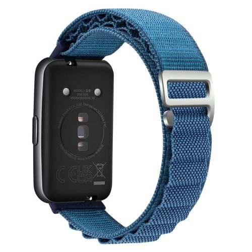 For Huawei Band 7 Replacement Watch Band Nylon Adjustable Wrist Strap - Blue