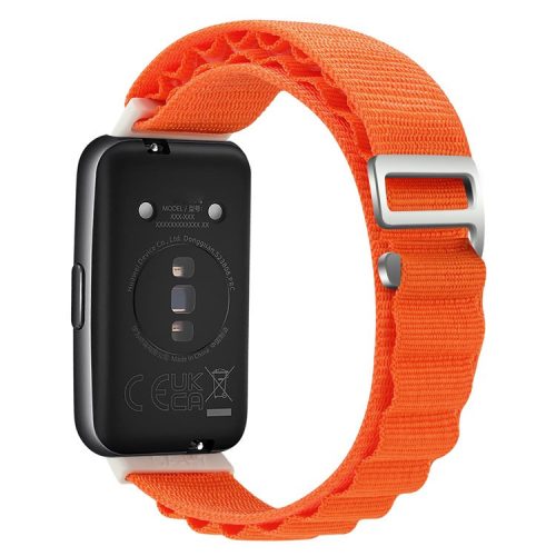 For Huawei Band 7 Replacement Watch Band Nylon Adjustable Wrist Strap - Orange