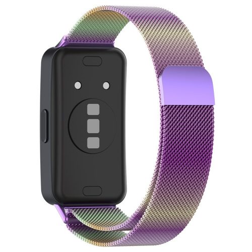 For Huawei Band 8 / Band 8 NFC / Band 9 / Band 9 NFC Milanese Mesh Wrist Strap Replacement Metal Smart Watch Band - Multi-color