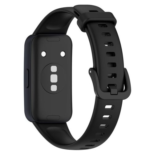 For Huawei Band 8 / Band 8 NFC / Band 9 / Band 9 NFC Silicone Strap Waterproof Soft Watch Band - Black