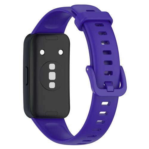 For Huawei Band 8 / Band 8 NFC / Band 9 / Band 9 NFC Silicone Strap Waterproof Soft Watch Band - Dark Purple