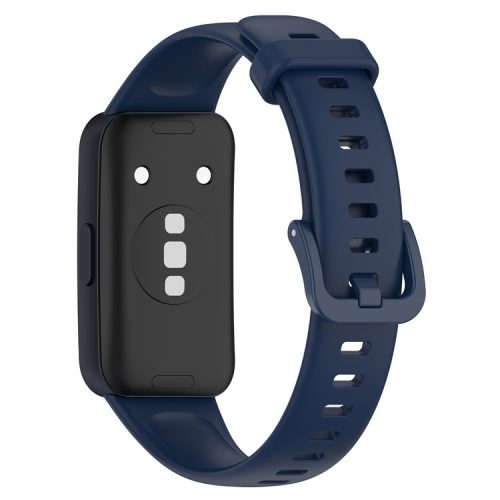 For Huawei Band 8 / Band 8 NFC / Band 9 / Band 9 NFC Silicone Strap Waterproof Soft Watch Band - Ink Blue